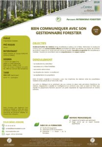 PF2-BIEN COMMUNIQUER AVEC SON GESTIONNAIRE FORESTIER